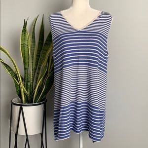BrainTree Organic Hemp & Cotton Striped Tank